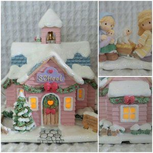 Precious Moments Christmas MERRY MEMORIES SCHOOL